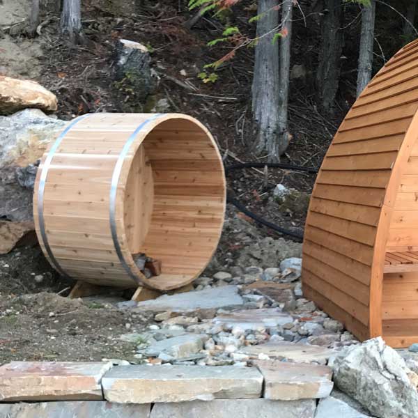 Leisurecraft 5' Knotty Cedar Firewood Storage