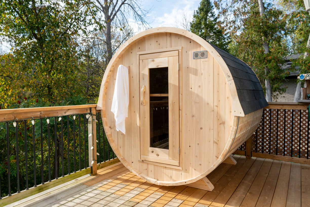 Leisurecraft Canadian Timber Harmony Barrel Sauna