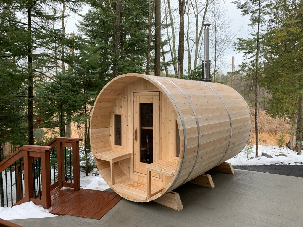 Leisurecraft Canadian Timber Tranquility Barrel Sauna
