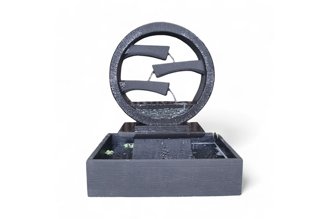 Exaco Wagon Wheel Fountain