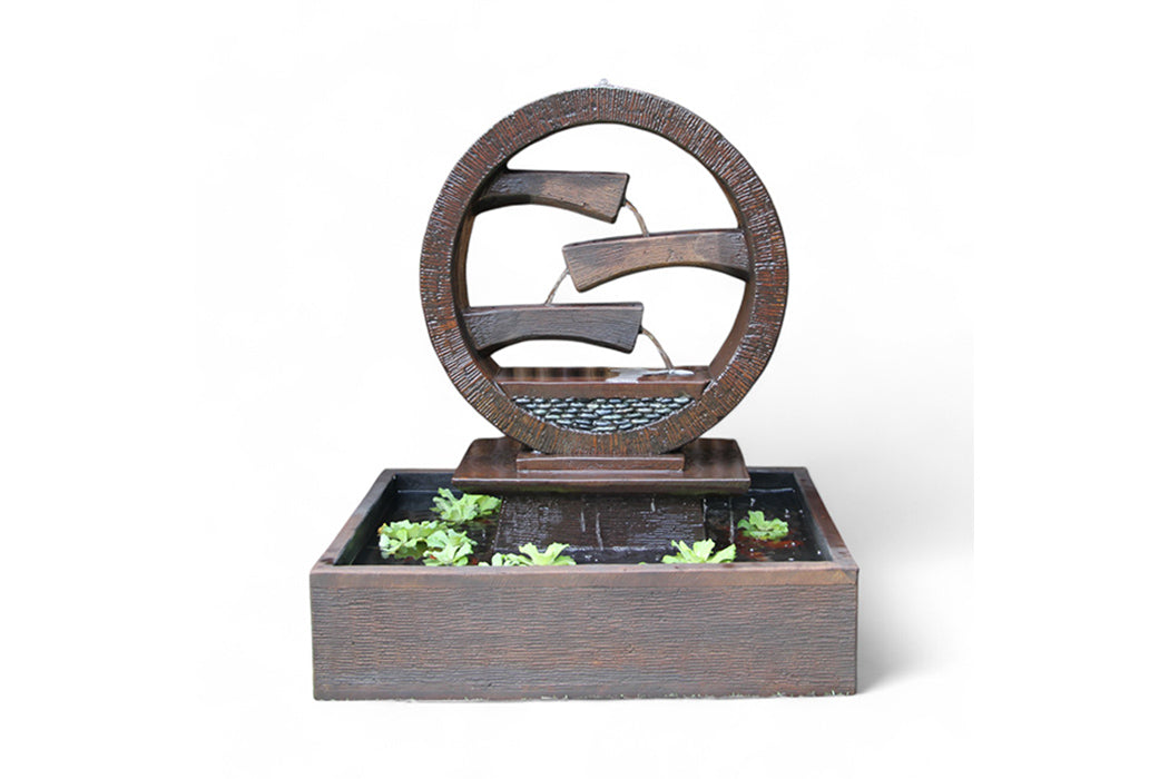 Exaco Wagon Wheel Fountain