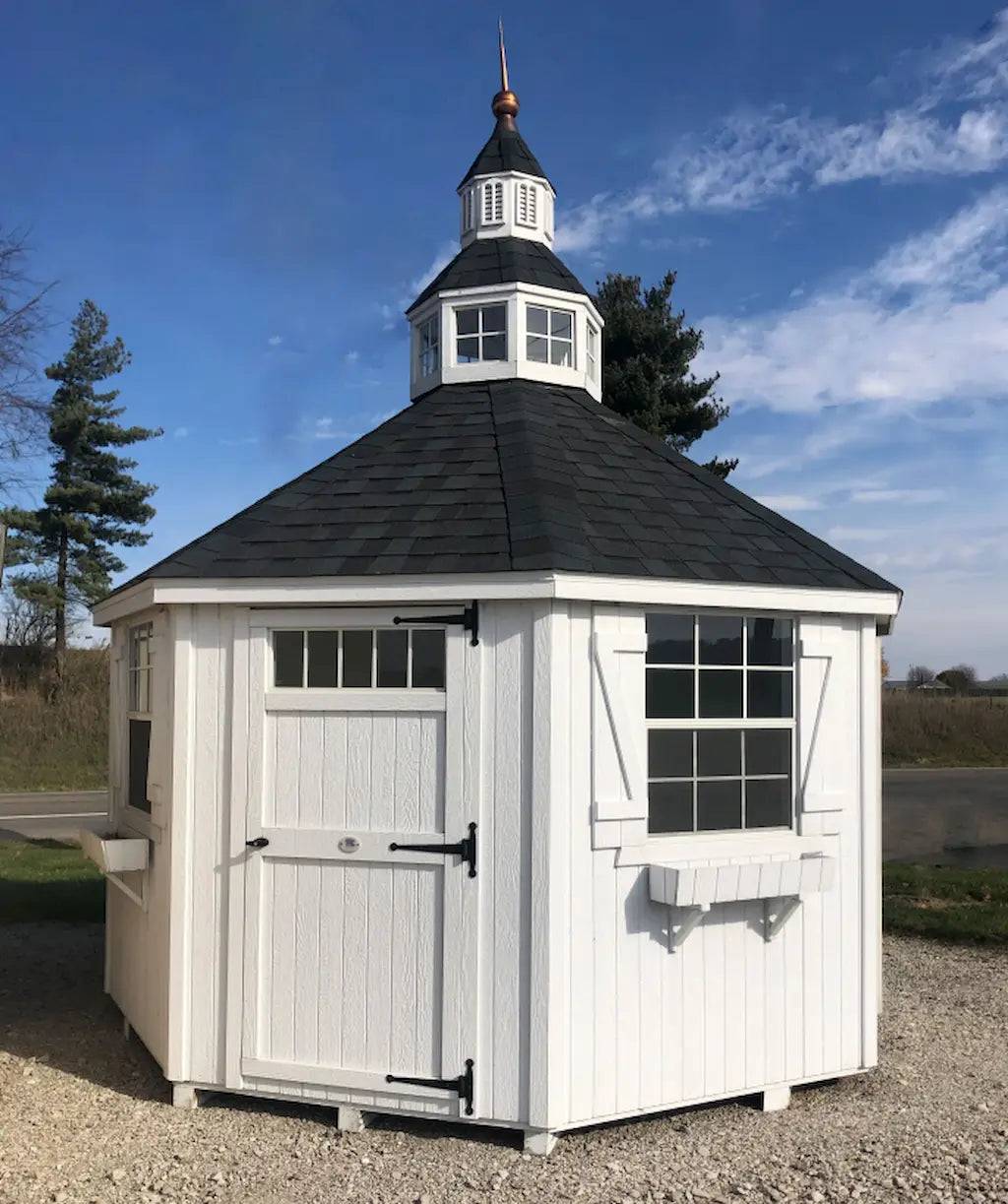 Little Cottage Co. 12x12 Octagon Garden Shed Greenhouse