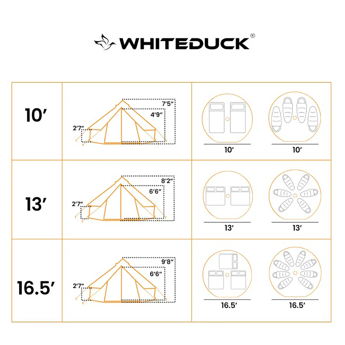 White Duck Regatta Bell Tent