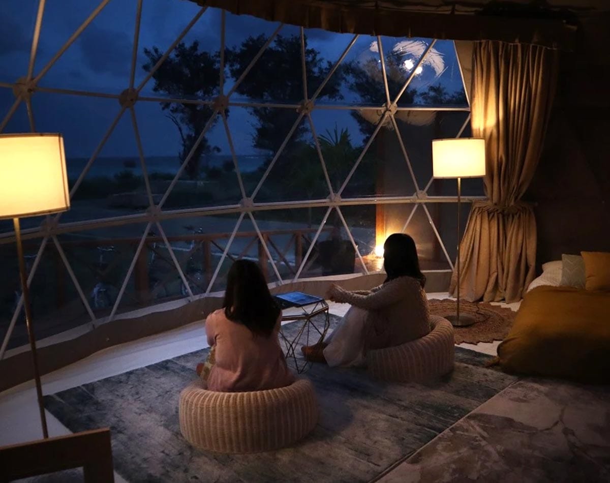 Luna Glamping 15M (49') Stargazer Geodesic Dome
