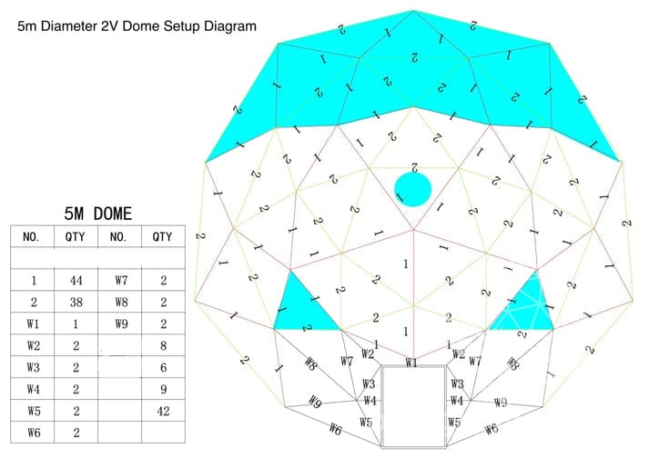 Phoenix Domes 4-Season Deluxe Glamping Package Dome | 16' (5M)