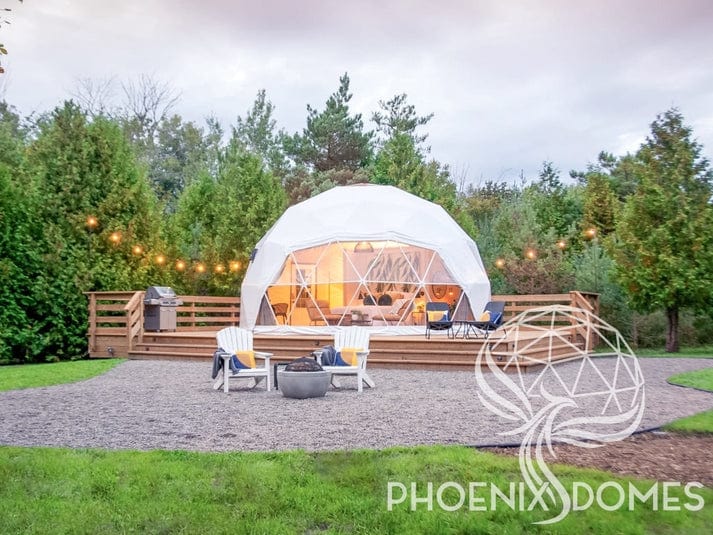 Phoenix Domes 4-Season Deluxe Glamping Package Dome | 23' (7M)