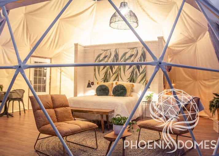 Phoenix Domes 4-Season Deluxe Glamping Package Dome | 23' (7M)