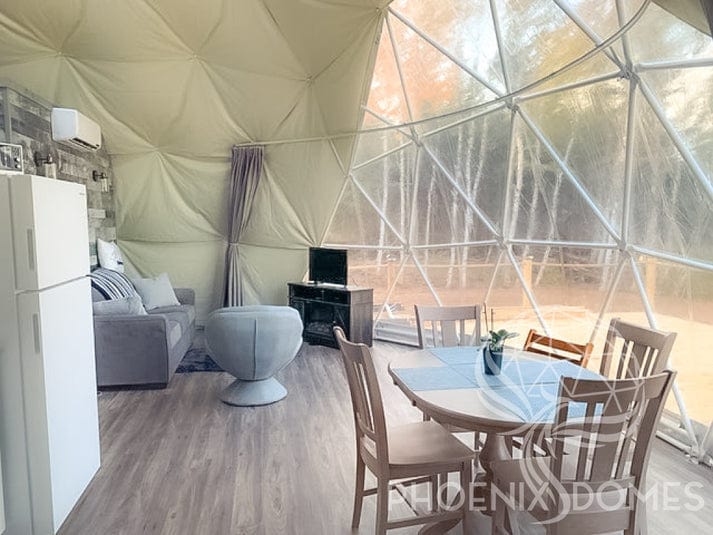 Phoenix Domes 4-Season Deluxe Glamping & Yoga Package Dome | 33' (10M)