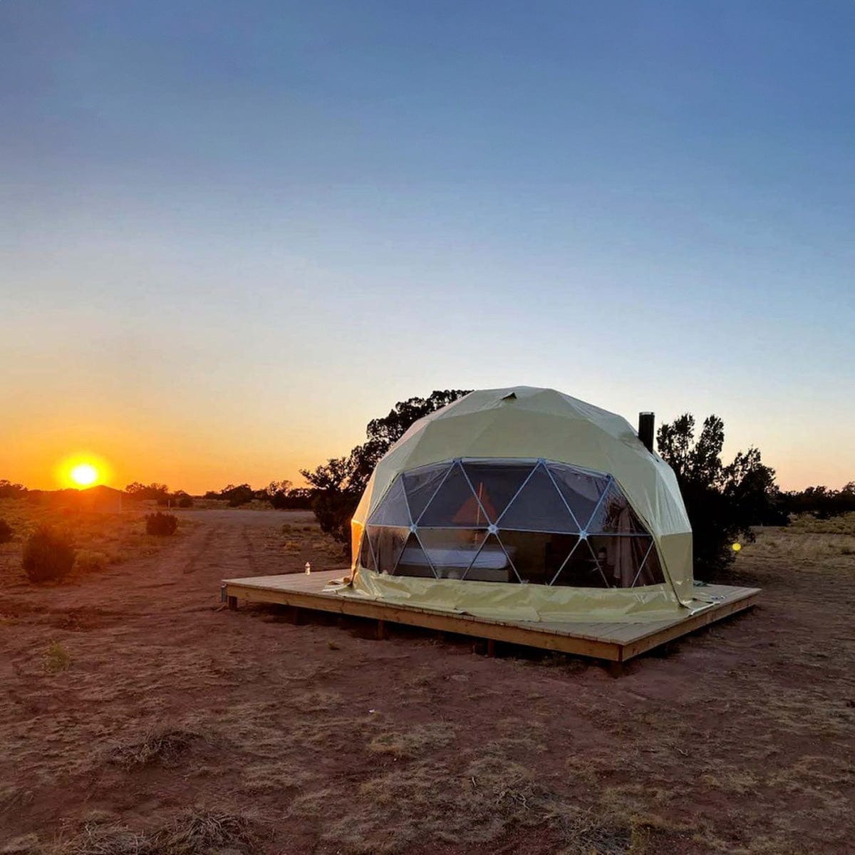 Luna Glamping 6M (20') Stargazer Geodesic Dome
