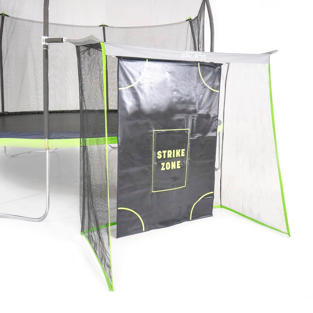 15' x 13' Oval Trampoline with Sports Net - Dual Color