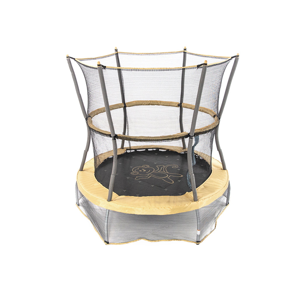 55" Lil' Monkey Mini Trampoline with Enclosure and Sound