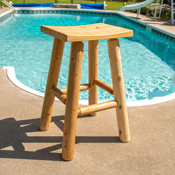 Leisurecraft 30" Saddle Seat Bar Stool