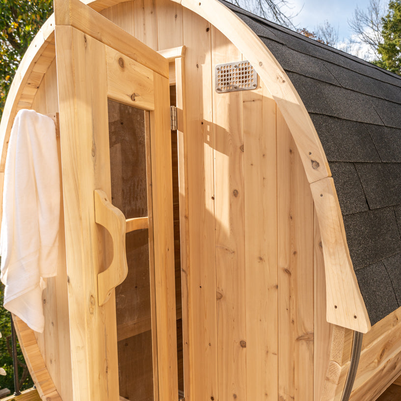 Leisurecraft Canadian Timber Harmony Barrel Sauna