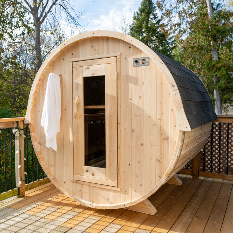Leisurecraft Canadian Timber Harmony Barrel Sauna