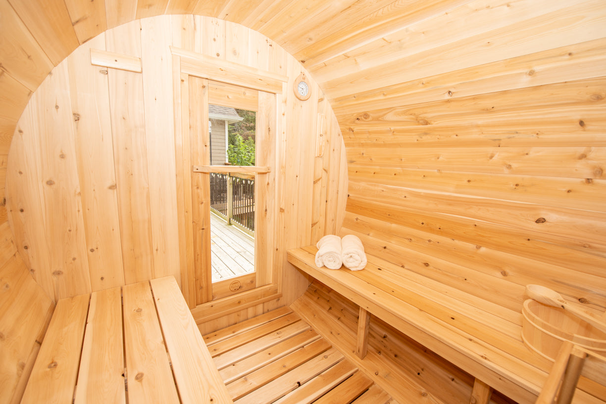 Leisurecraft Canadian Timber Harmony Barrel Sauna