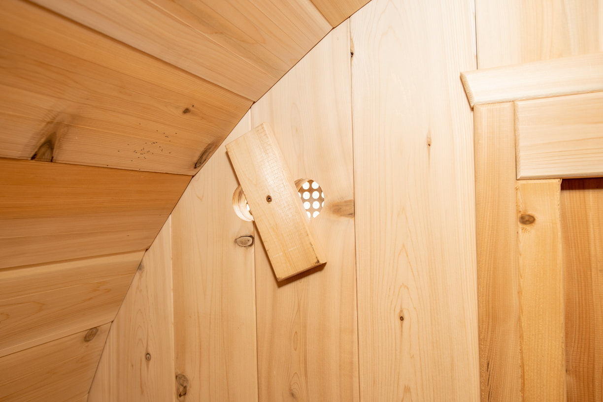 Leisurecraft Canadian Timber Harmony Barrel Sauna