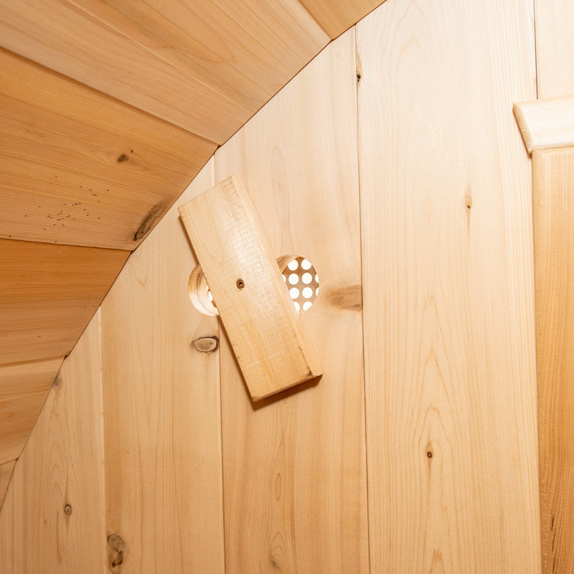 Leisurecraft Canadian Timber Harmony Barrel Sauna