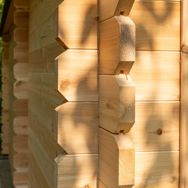 Leisurecraft Canadian Timber Georgian Cabin Sauna with Changeroom
