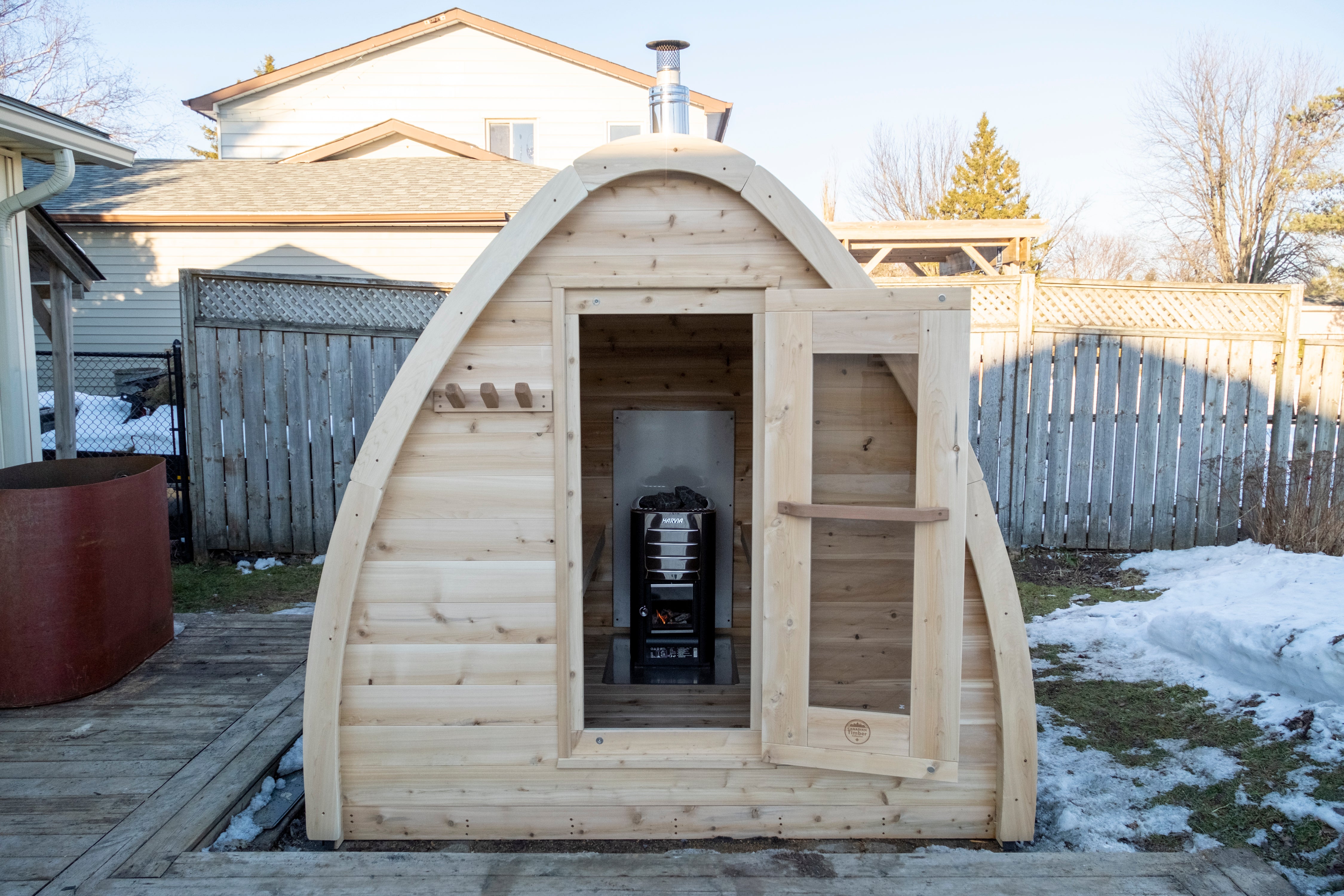 Leisurecraft Canadian Timber MiniPOD Sauna