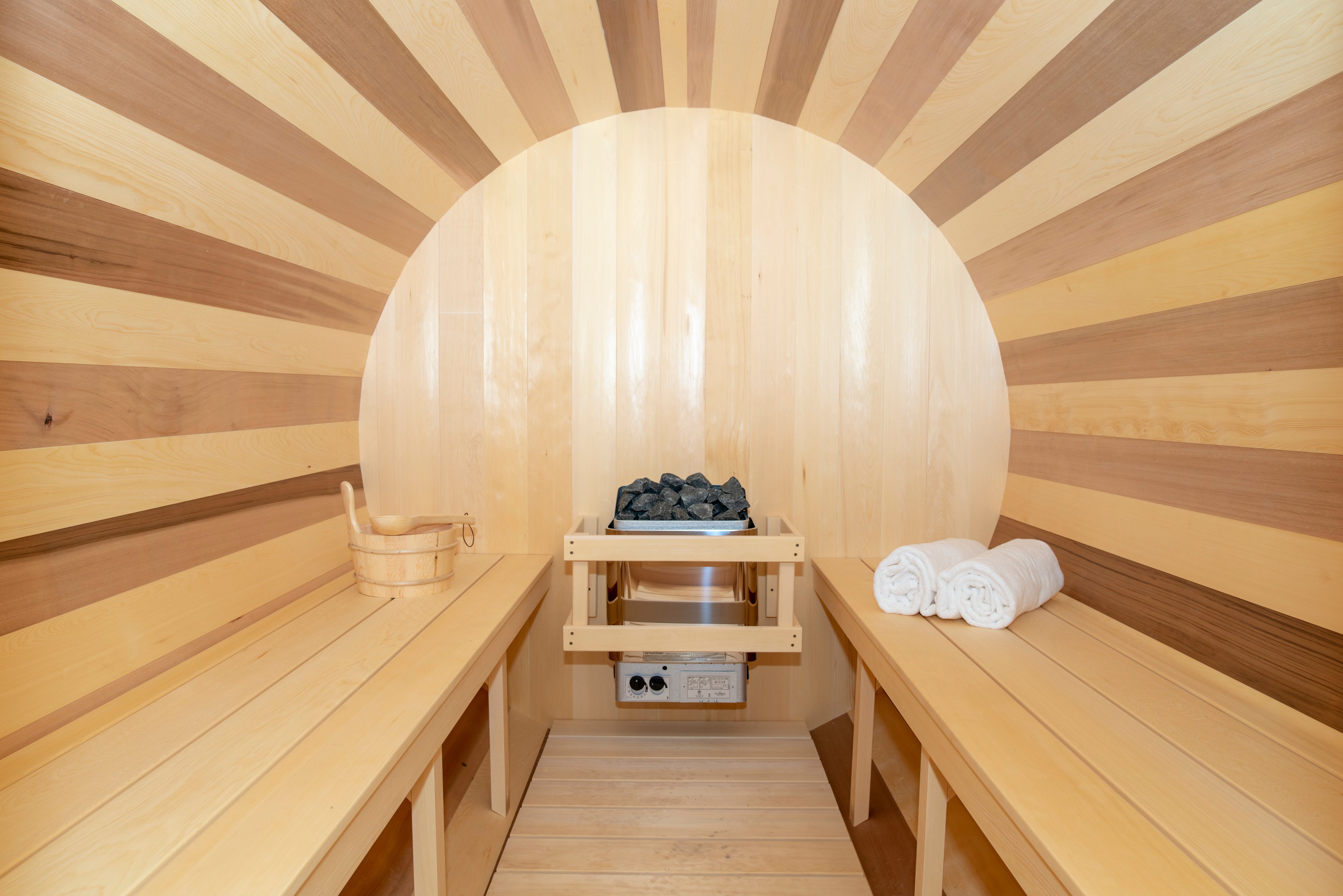 Leisurecraft Canadian Timber Tranquility Barrel Sauna