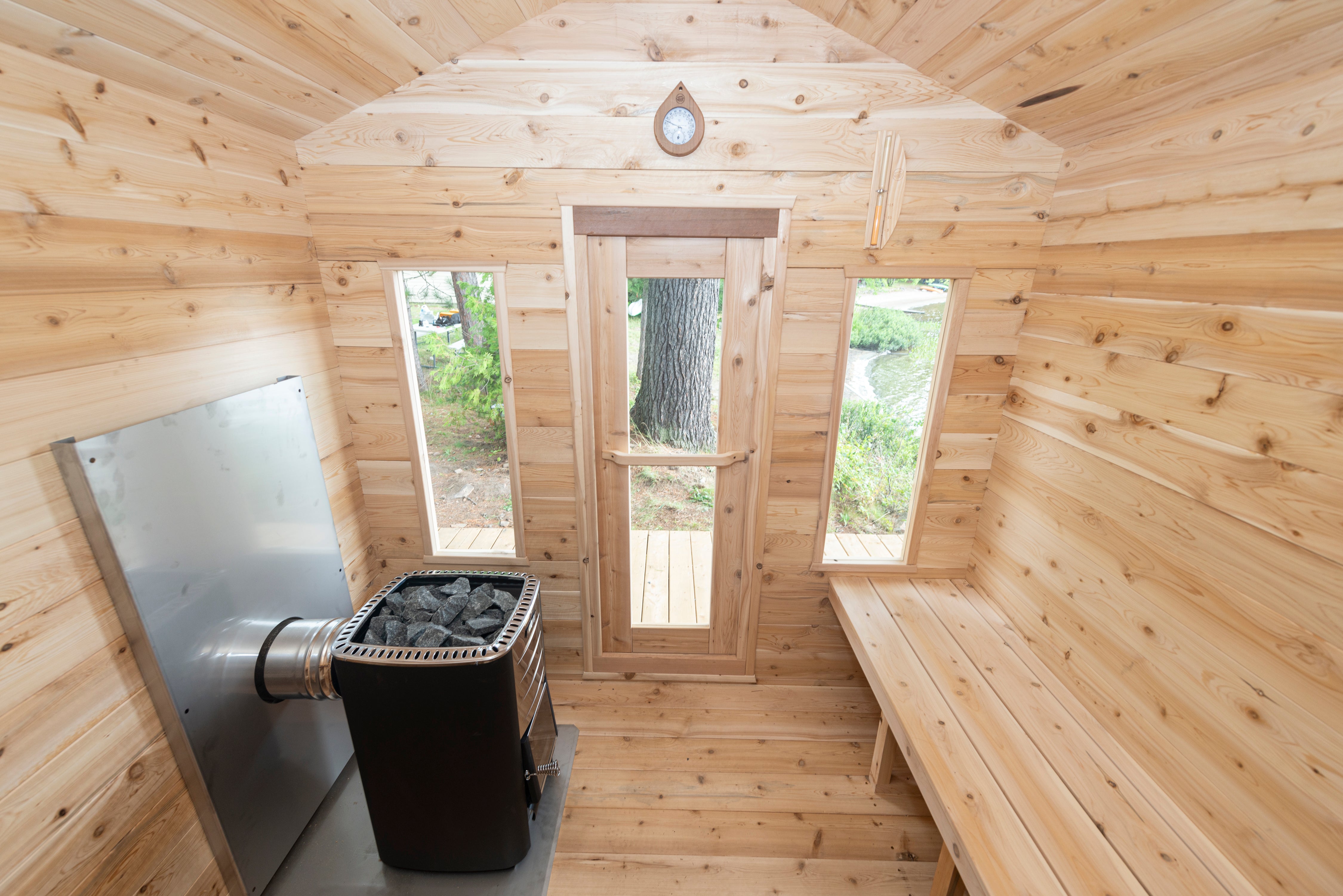Leisurecraft Canadian Timber Georgian Cabin Sauna
