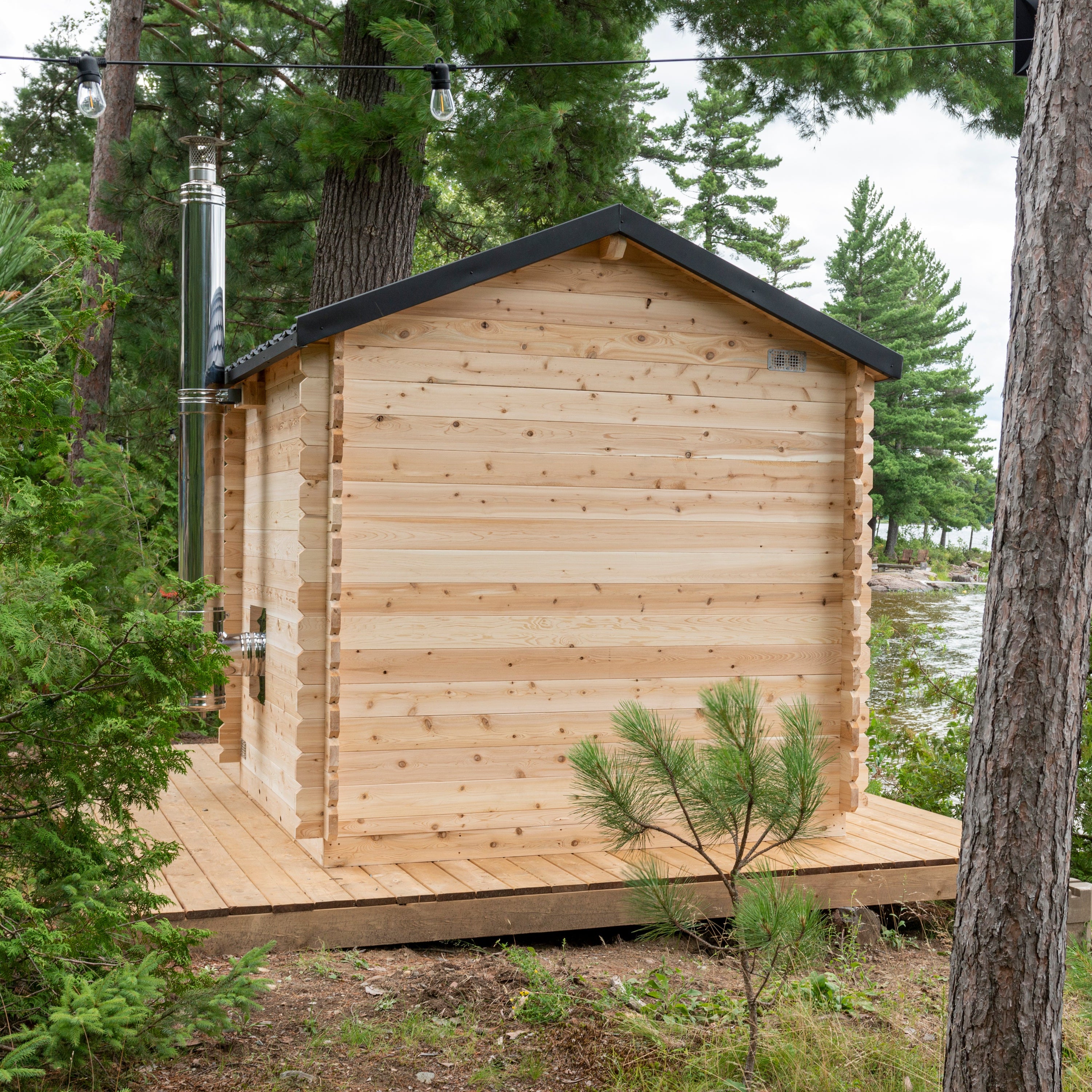 Leisurecraft Canadian Timber Georgian Cabin Sauna