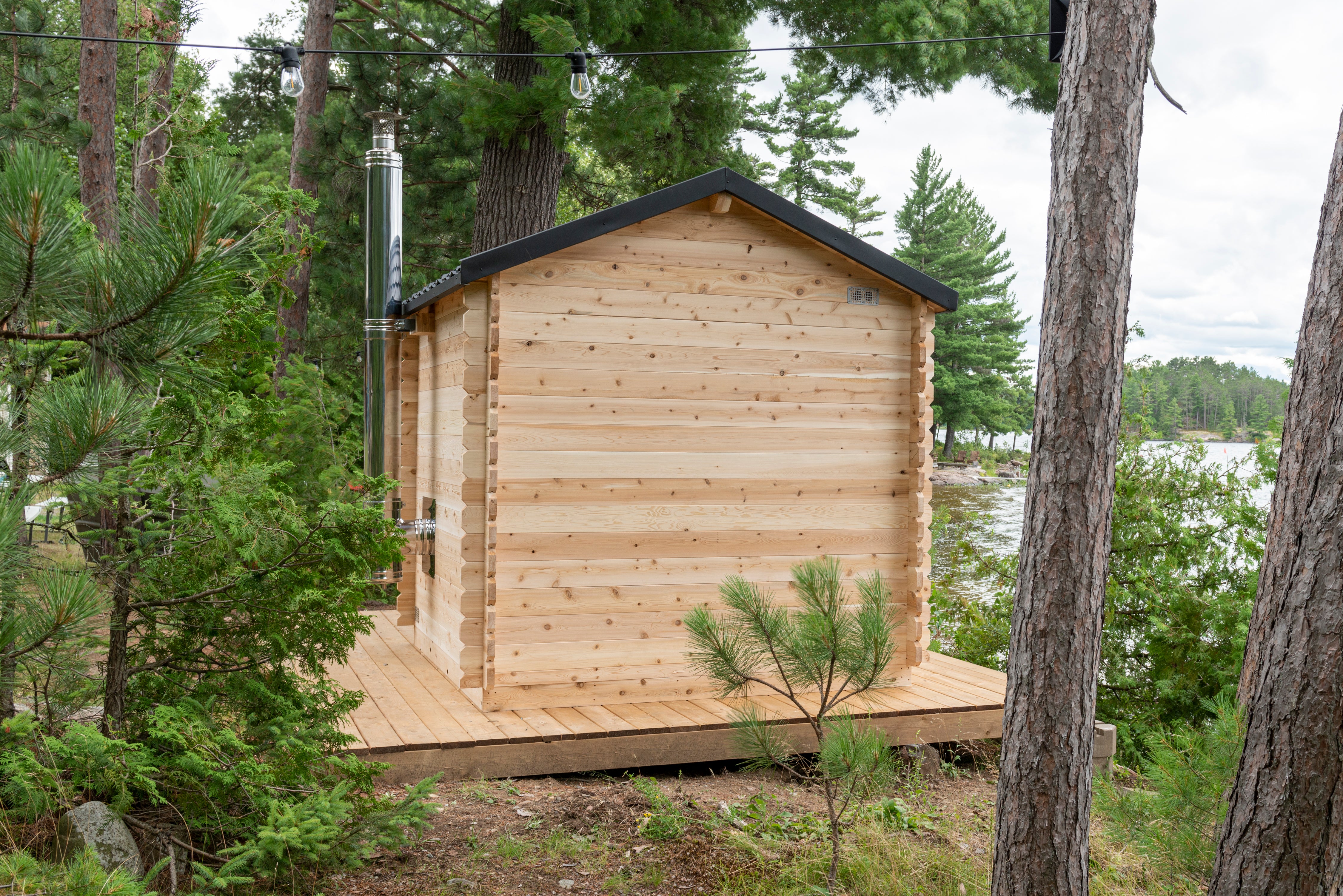 Leisurecraft Canadian Timber Georgian Cabin Sauna