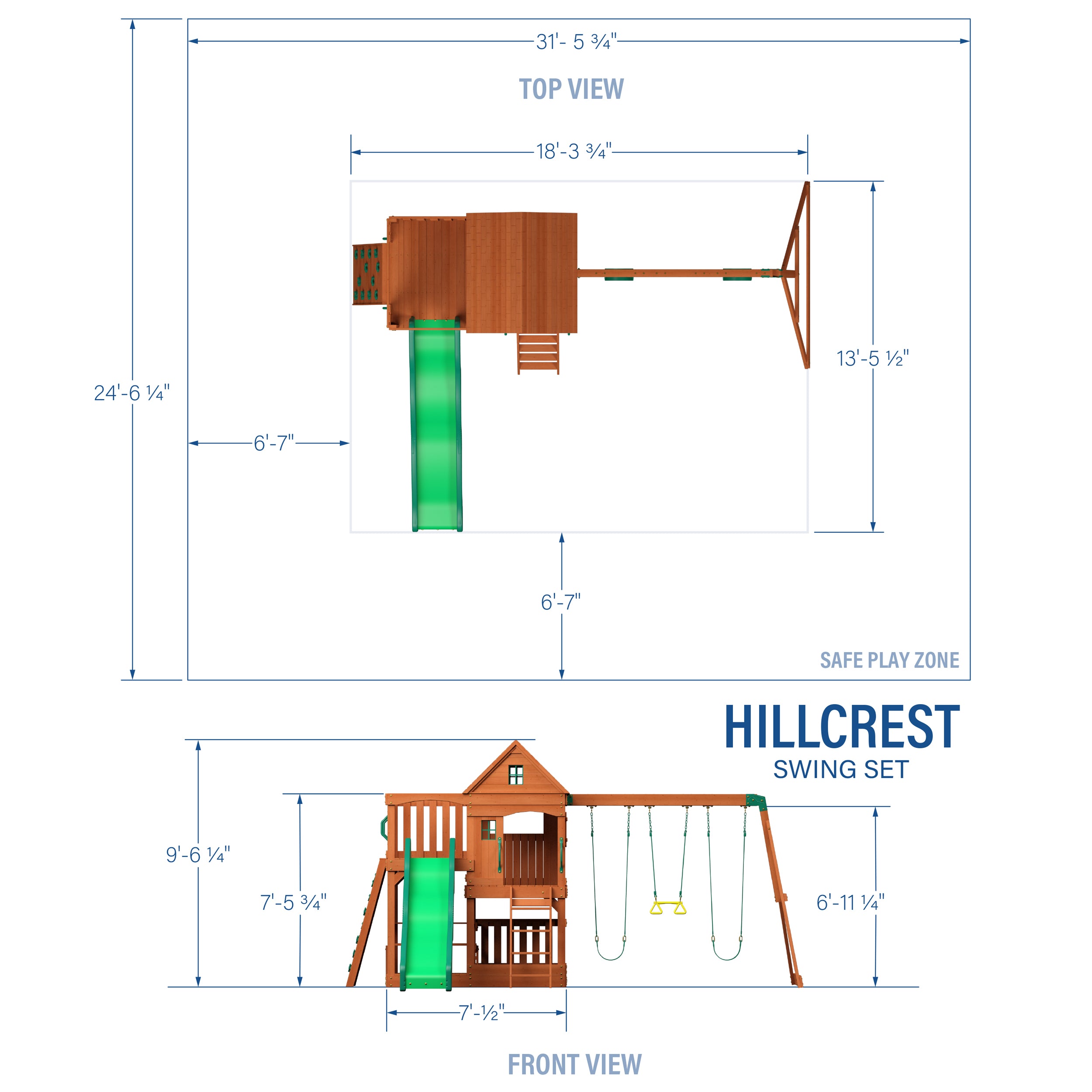 Hillcrest Swing Set