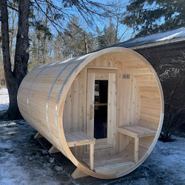 Leisurecraft Canadian Timber Serenity Barrel Sauna