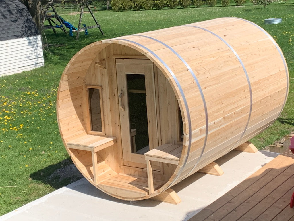 Leisurecraft Canadian Timber Tranquility Barrel Sauna