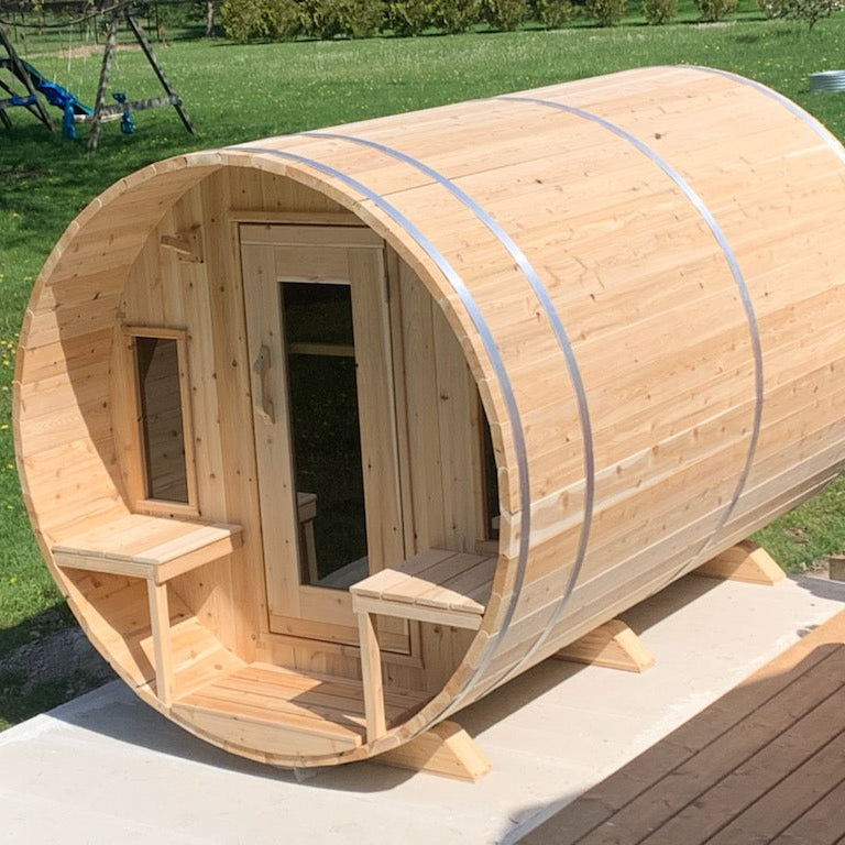 Leisurecraft Canadian Timber Tranquility Barrel Sauna