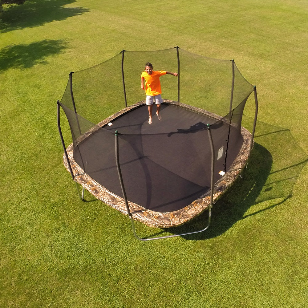 14' Square Trampoline - Camo