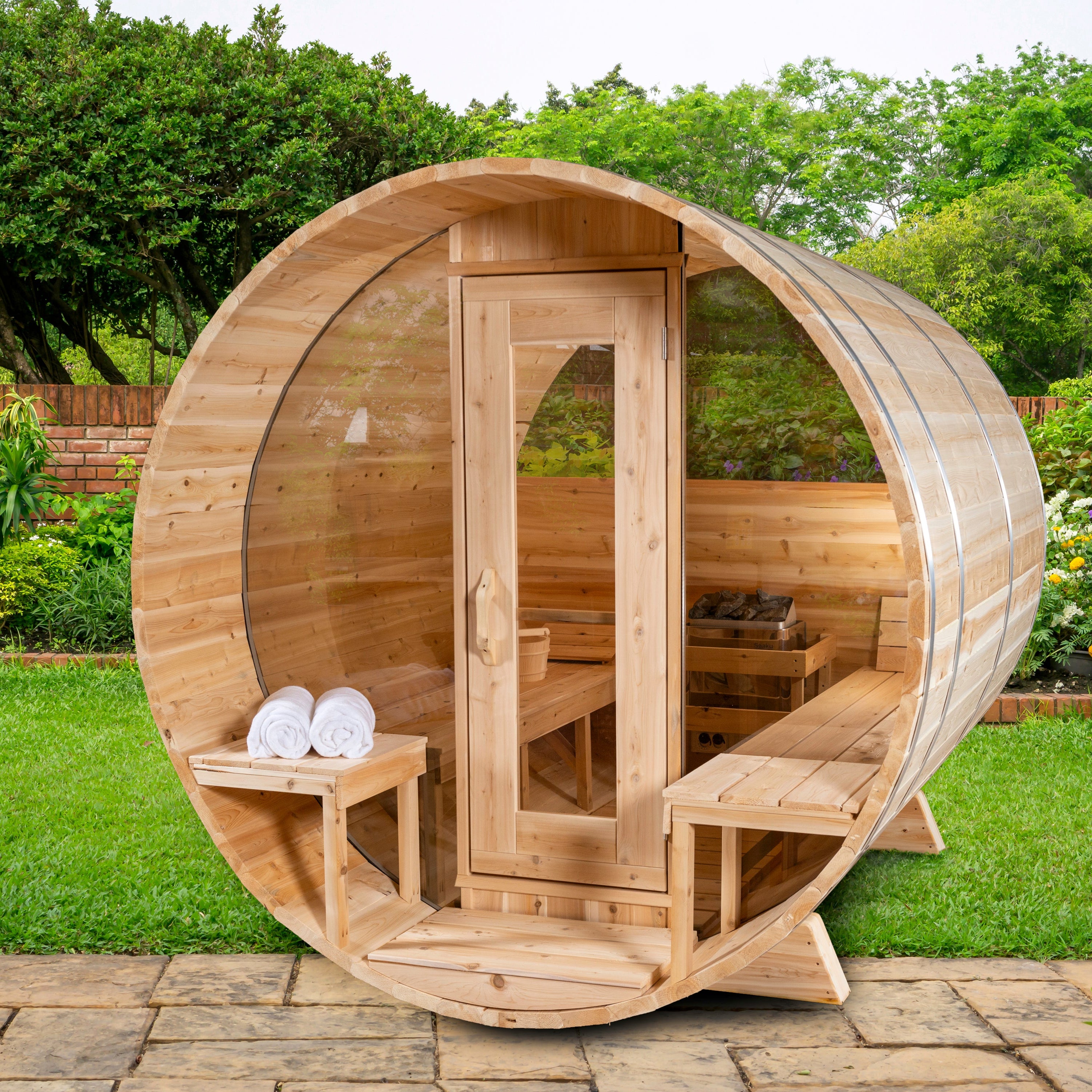 Leisurecraft Canadian Timber Serenity MP Barrel Sauna