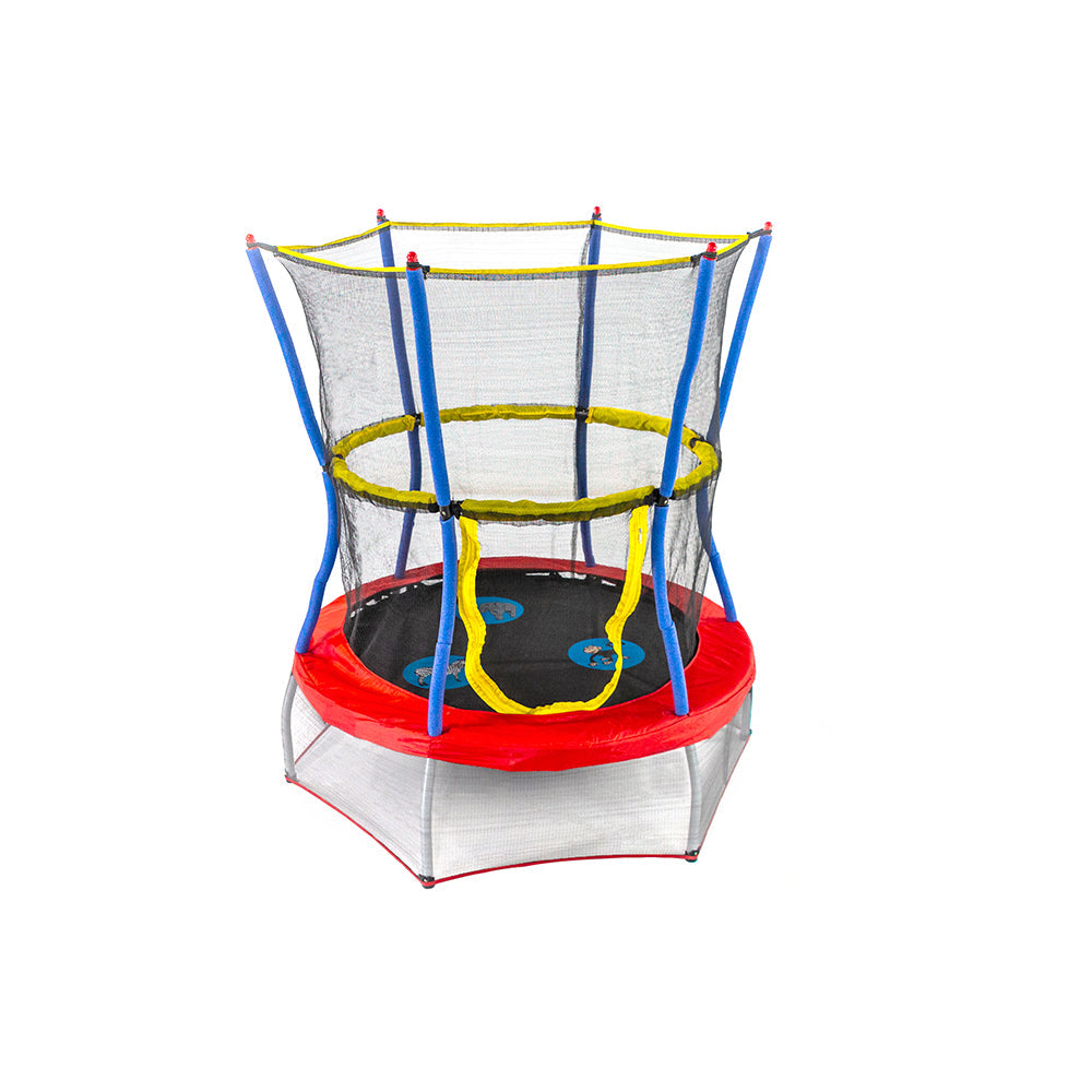 48" Round Zoo Adventure Mini Trampoline with Enclosure