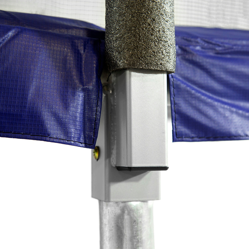 14' Square Trampoline - Blue