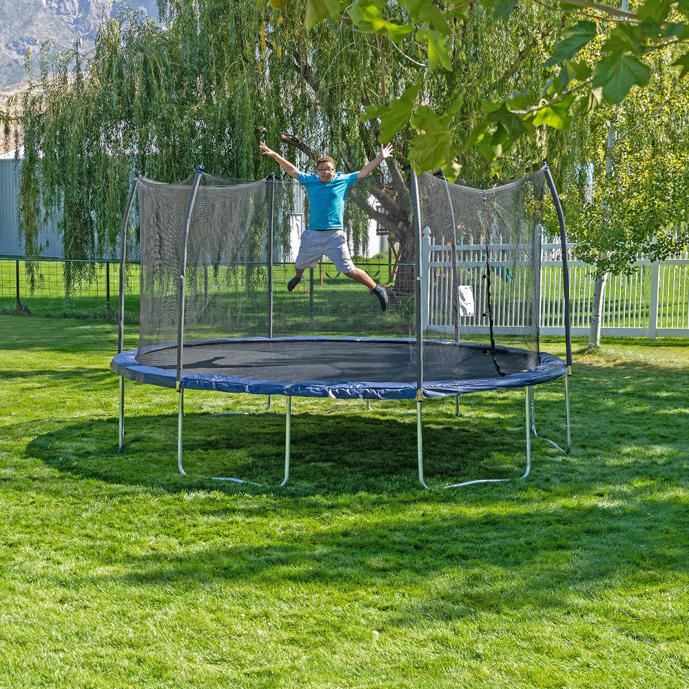 15' x 13' Oval Trampoline - Navy