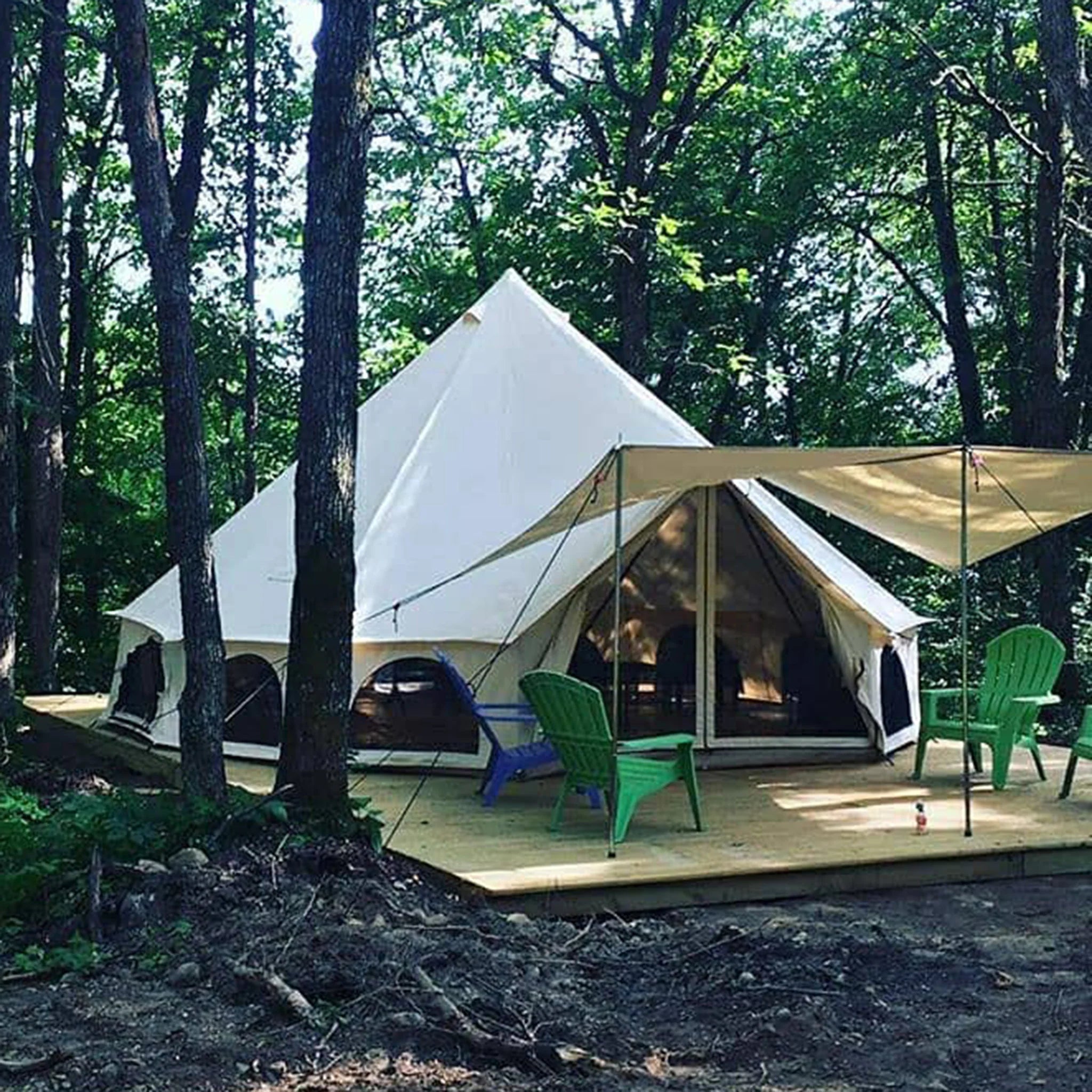 White Duck Avalon Awning for Bell tent