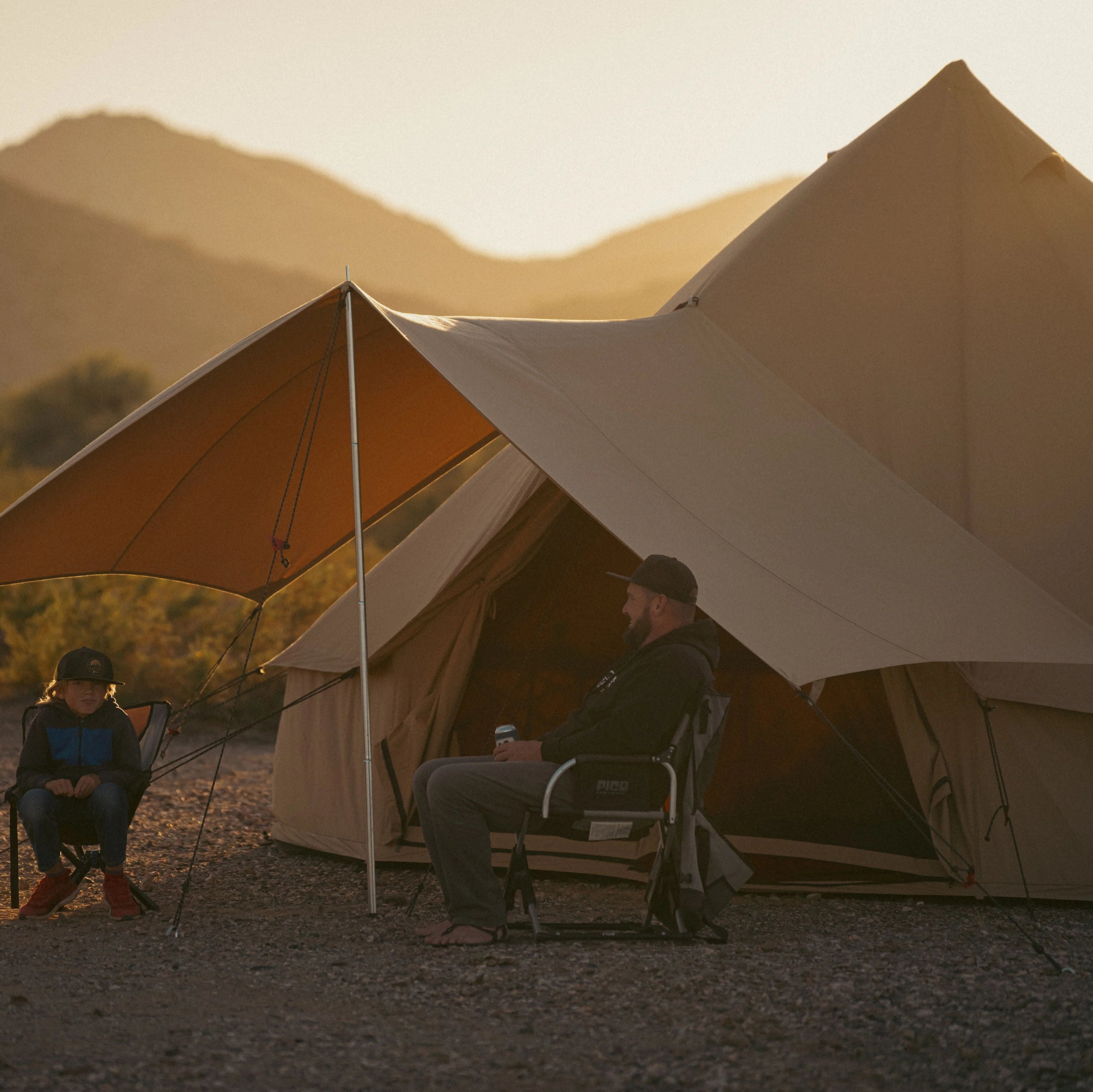 White Duck Regatta Awning for Bell tent