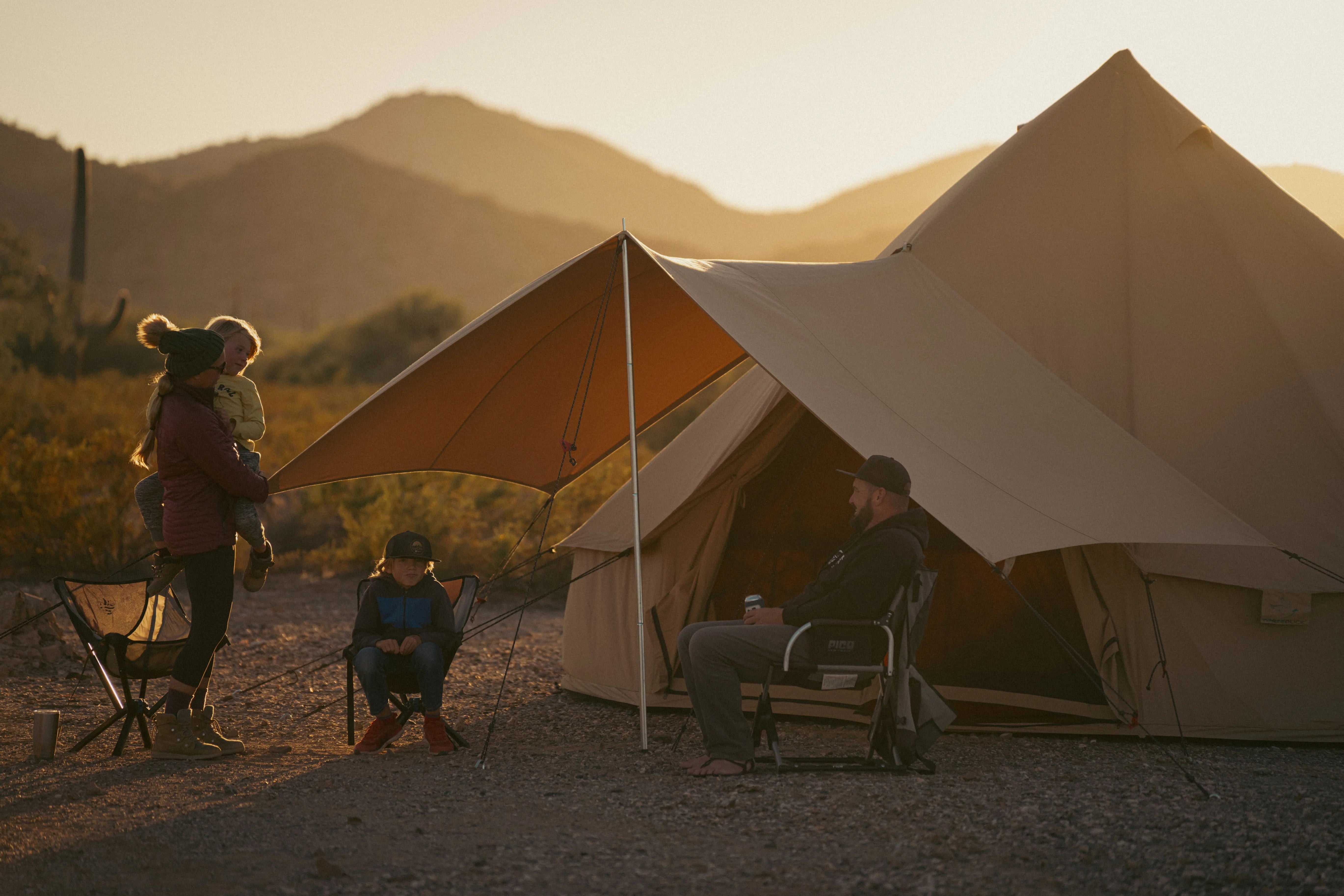 White Duck Avalon Awning for Bell tent