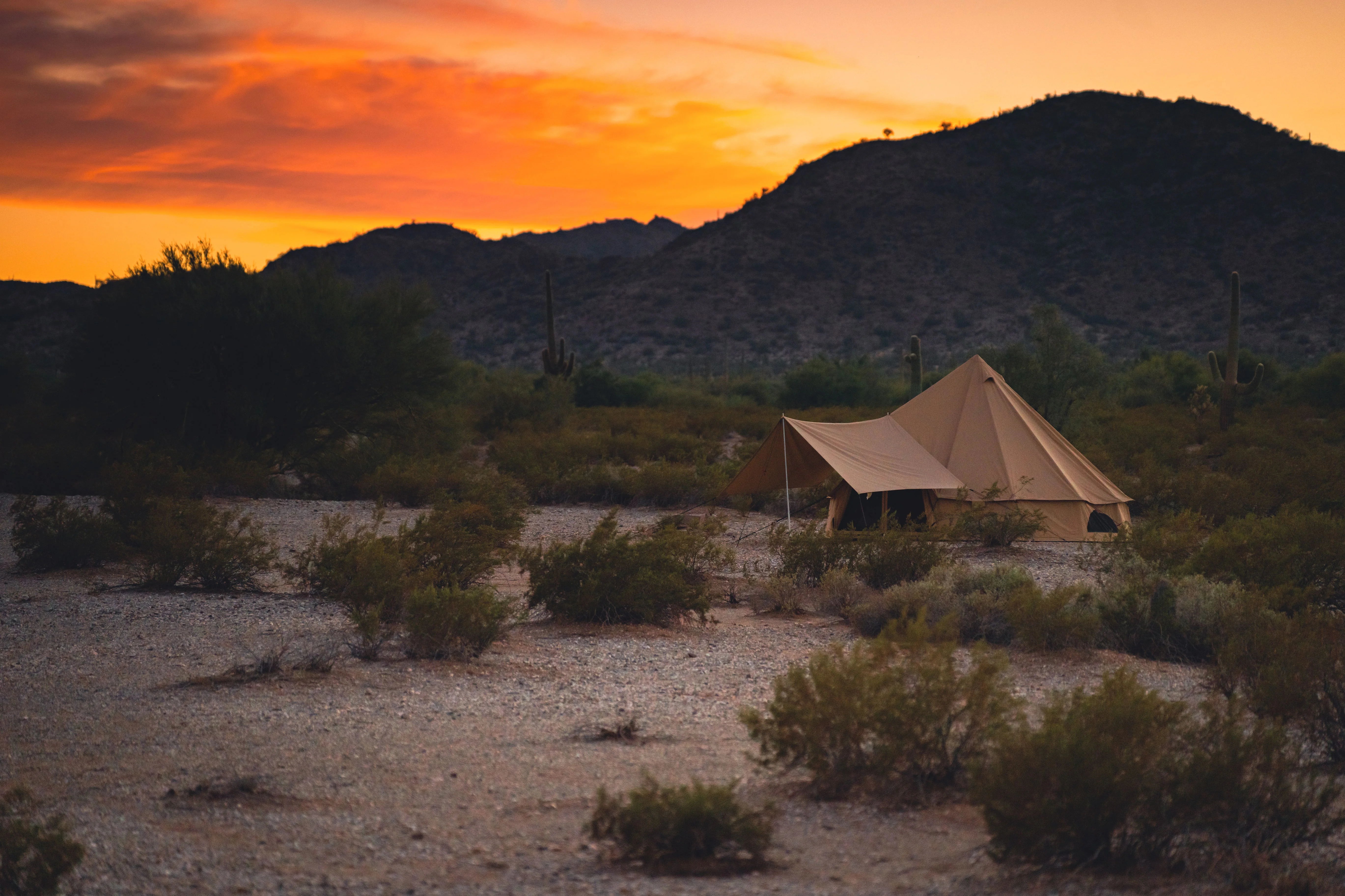 White Duck Avalon Awning for Bell tent