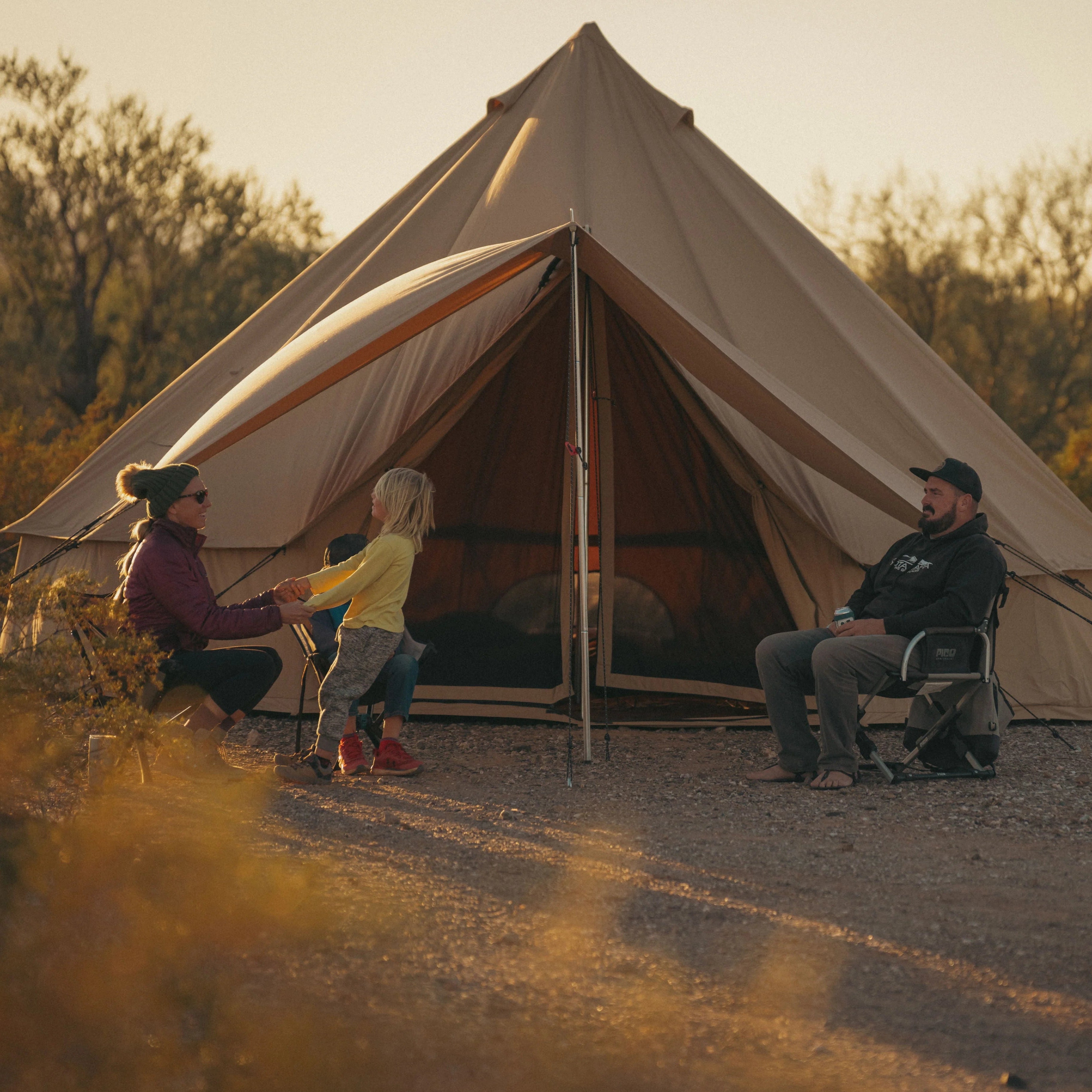 White Duck Regatta Awning for Bell tent