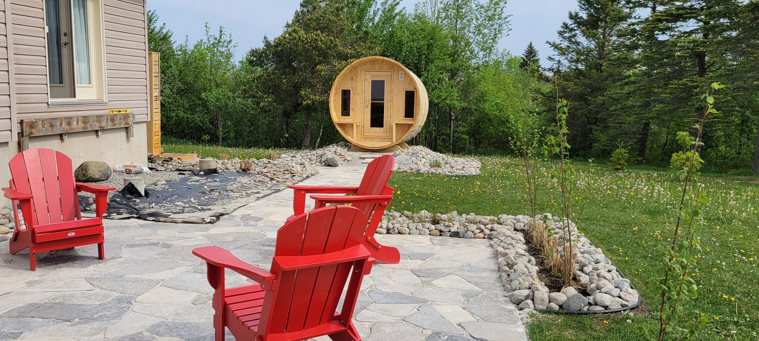 Leisurecraft Canadian Timber Tranquility Barrel Sauna